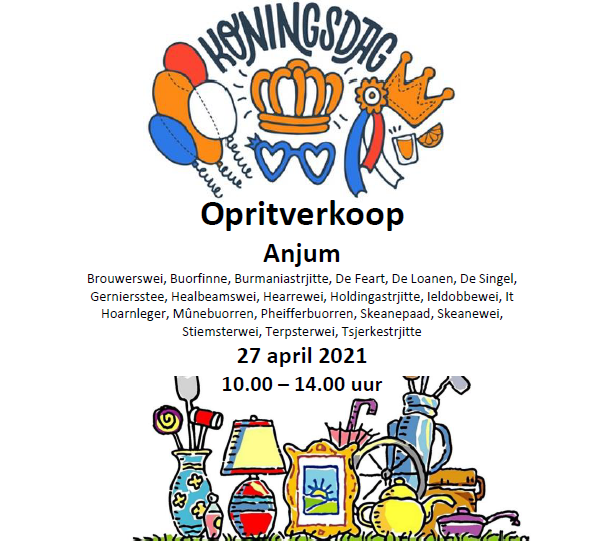 Opritverkoop op Koningsdag