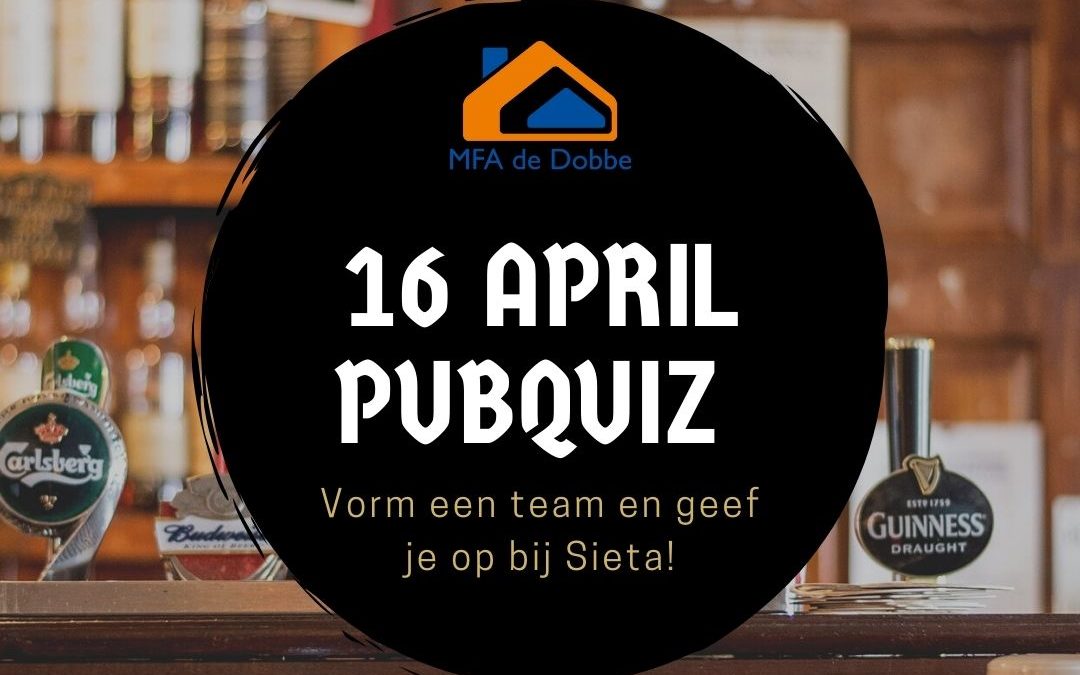 16 april Pubquiz