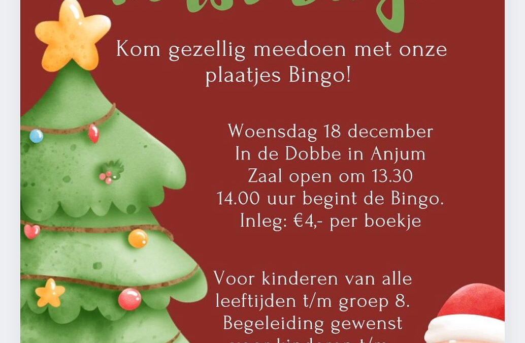 Kerstbingo voor kinderen